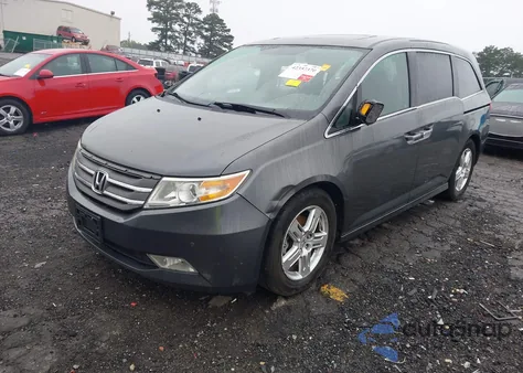 2012 Honda Odyssey Touring/Touring Elite из США, поврежденный, VIN 5FNRL5H92CB085119